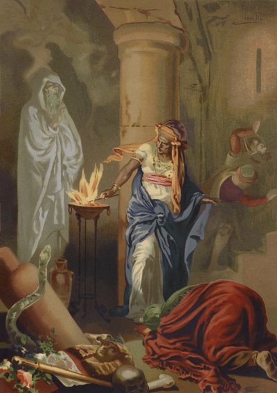 La strega di Endor evoca lo spirito di Samuele da Spanish School